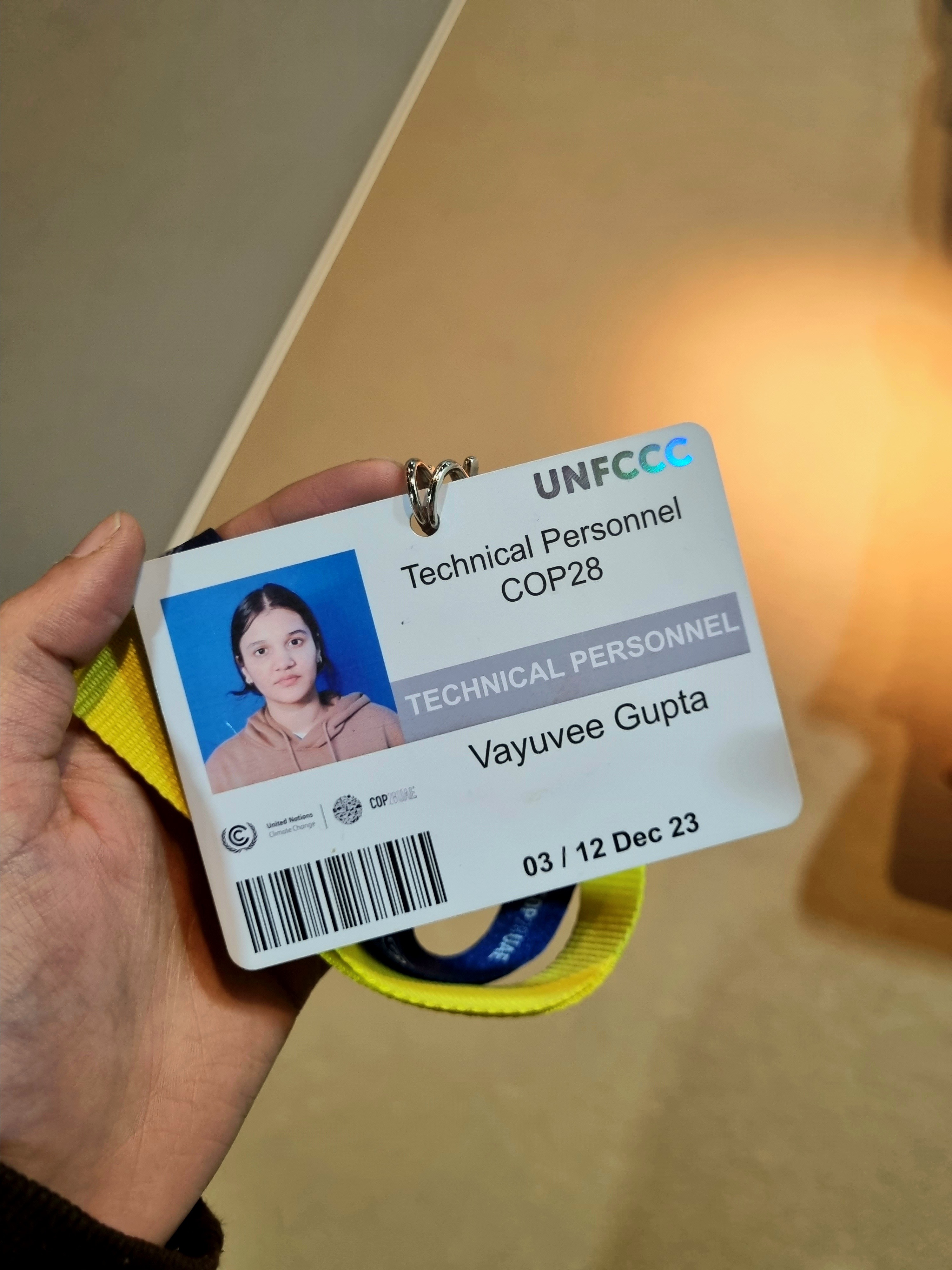 COP28: Technical Personnel (MSO): still 6